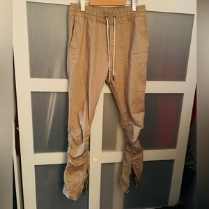 Divided tan pants